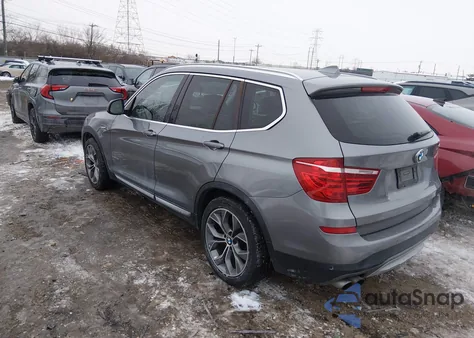 2016 BMW X3 xDrive28I из США, поврежденный, VIN 5UXWX9C52G0D76549